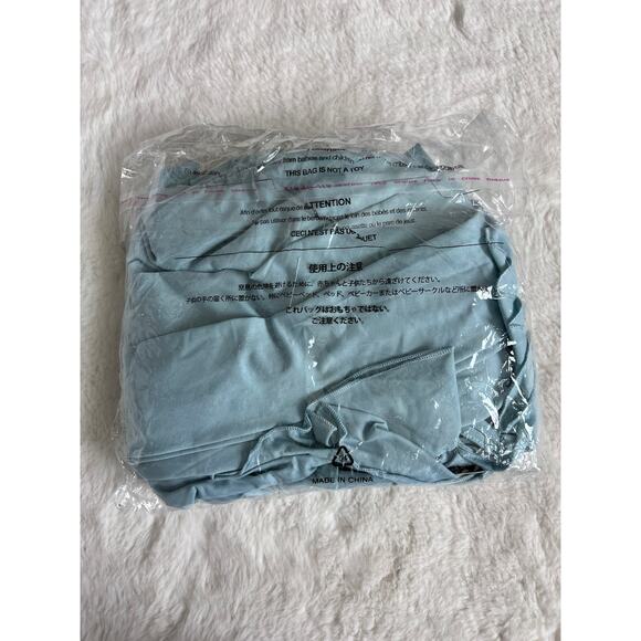 Ever Pretty Maternity Maxi Dress 1XL Blue Cold Shoulder Ruffle Gown - Picture 5 of 5